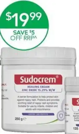 Terry White Sudocrem Healing Cream offer