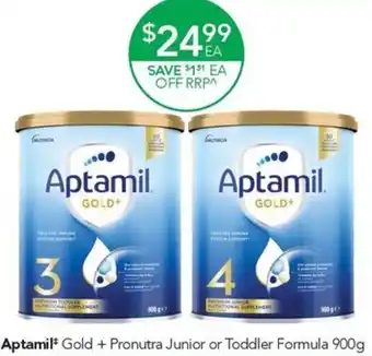 Aptamil* Gold + Pronutra Junior or Toddler Formula
