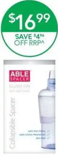 Terry White Able Collapsible Spacer Anti-Bacterial Humidifier offer