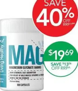 Terry White Living Healthy MAGNESIUM GLYCINATE offer