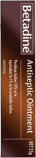 Amcal Pharmacies Betadine Antiseptic Ointment offer