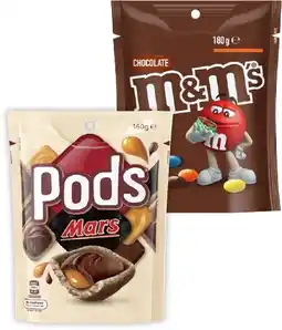 IGA M&M’s 120‑180g, Pods 160g or Maltesers 120‑140g Share Pack Selected Varieties offer