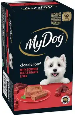 IGA My Dog Wet Dog Food Selected Varieties offer