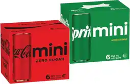 IGA Coca‑Cola, Sprite or Fanta Mini 6x250mL Selected Varieties offer