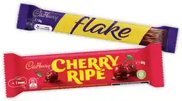 IGA Cadbury Medium Bar 30‑55g Selected Varieties offer