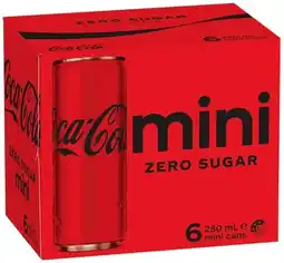 IGA Coca‑Cola Mini Can Selected Varieties offer
