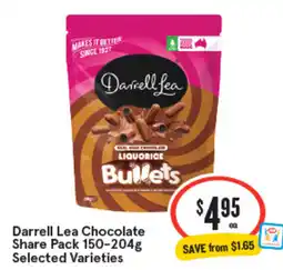 IGA Darrell Lea Chocolate Share Pack offer