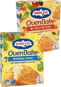 IGA Birds Eye Oven Bake Fish Fillets Selected Varieties offer