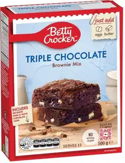IGA Betty Crocker Baking Mix 280‑500g Selected Varieties offer