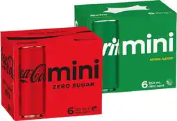 IGA Coca‑Cola, Sprite Mini or Mount Franklin 6x250mL Selected Varieties offer