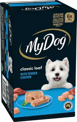 IGA My Dog Wet Dog Food Selected Varieties offer