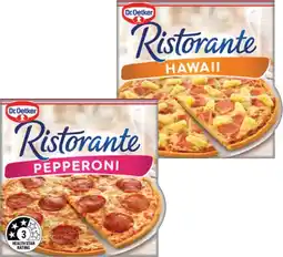 IGA Dr. Oetker Ristorante Pizza 310‑390g Selected Varieties offer