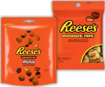 IGA Reese’s Chocolate Share Bag 120‑150g Selected Varieties offer