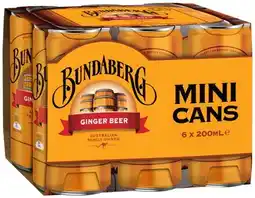 IGA Bundaberg Mini Cans Selected Varieties offer