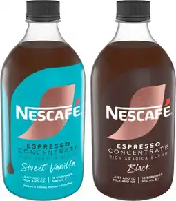 IGA Nescafé Espresso Concentrate Selected Varieties offer