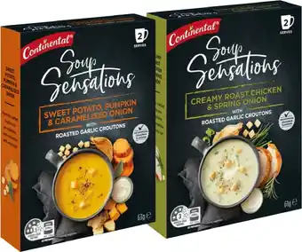 IGA Continental Soup Sensations 2 Serve Selected Varieties offer