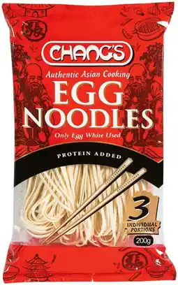 IGA Chang’s Egg Noodles offer