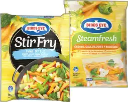 IGA Birds Eye SteamFresh Vegetables 450g or Stir Fry 500g Selected Varieties offer