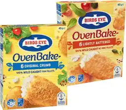 IGA Birds Eye Oven Bake Fish Fillets Selected Varieties offer