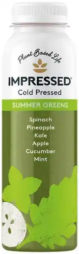 IGA Impressed Cold Pressed Juice Selected Varieties offer