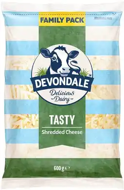 IGA Devondale Shredded Cheese Family Pack Selected Varieties offer
