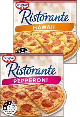 IGA Dr. Oetker Ristorante Pizza 310‑390g Selected Varieties offer