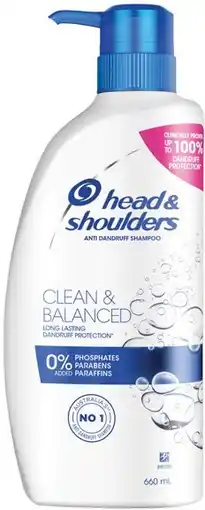 IGA Head & Shoulders Anti Dandruff Shampoo or Conditioner 660mL Selected Varieties offer