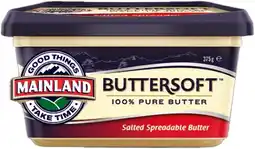IGA Mainland Buttersoft Spreadable Butter Selected Varieties offer