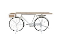 LivingStyles Vespa Metal Vintage Bicycle Bar Table, 184cm offer