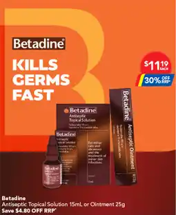 Amcal Pharmacies Betadine offer