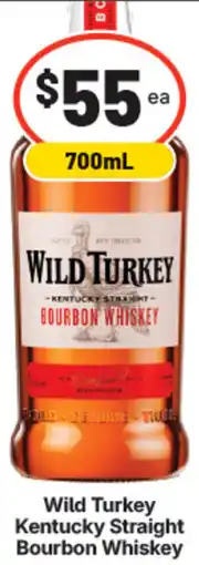IGA Wild Turkey Kentucky Straight Bourbon Whiskey offer