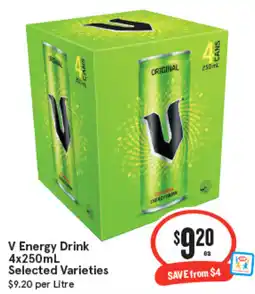 IGA V Energy Drink offer
