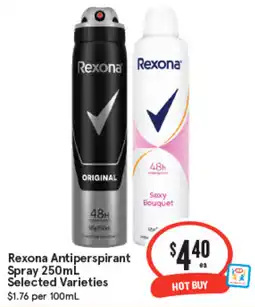 IGA Rexona Antiperspirant Spray offer