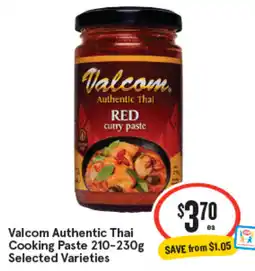 IGA Valcom Authentic Thai Cooking Paste offer