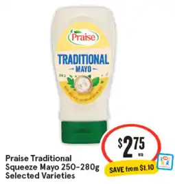 IGA Praise Traditional Squeeze Mayo offer
