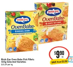 IGA Birds Eye Oven Bake Fish Fillets offer