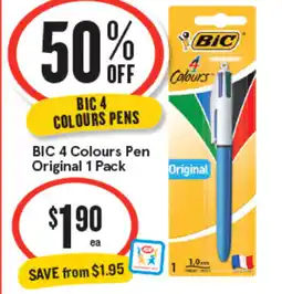 IGA Bic 4 colours pen original offer