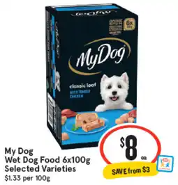 IGA My Dog Wet Dog Food offer