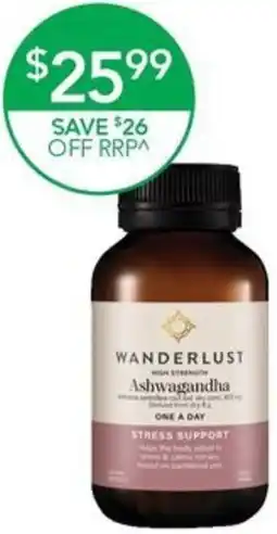 Terry White Wanderlust Ashwagandha Sleep 60 capsules offer