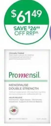 Terry White Promensil Menopause Double Strength offer