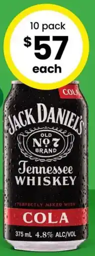 The Bottle O Jack daniel's offer