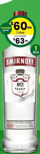 The Bottle O Smirnoff offer