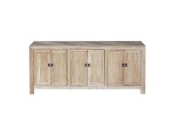 LivingStyles Boston Reclaimed Elm Timber 6 Door Buffet Table, 172m offer