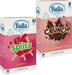 IGA Bulla Ice Cream Sticks Selected Varieties offer