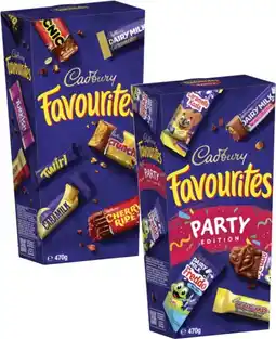 Coles Cadbury Favourites offer