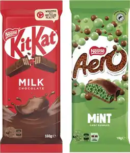 Coles Nestlé Block Chocolate-180g offer