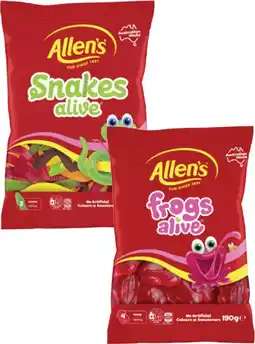 Coles Allen's Lollies-200g offer