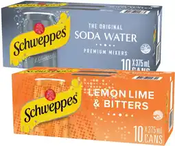 Coles Schweppes Mixers offer