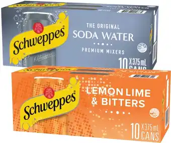Coles Schweppes Mixers offer