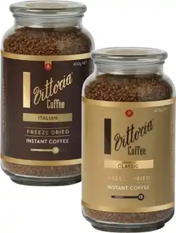 Coles Vittoria Freeze Dried Instant Coffee offer